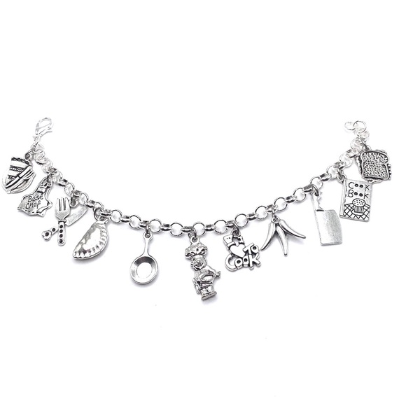 Chef Charm Bracelet Cook Culinary Arts Theme - Picture 6 of 10